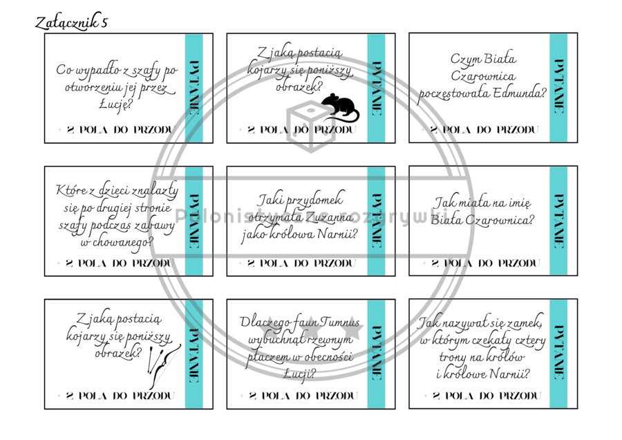 Opowieści z Narnii. Gra planszowa. W krainie Narnii
