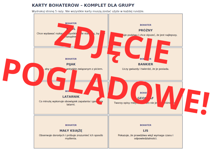 PLANETY MAŁEGO KSIĘCIA” – gra strategiczna o bohaterach, wartościach i absurdach świata dorosłych