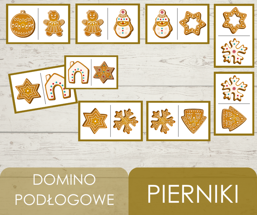 Domino podłogowe - pierniczki