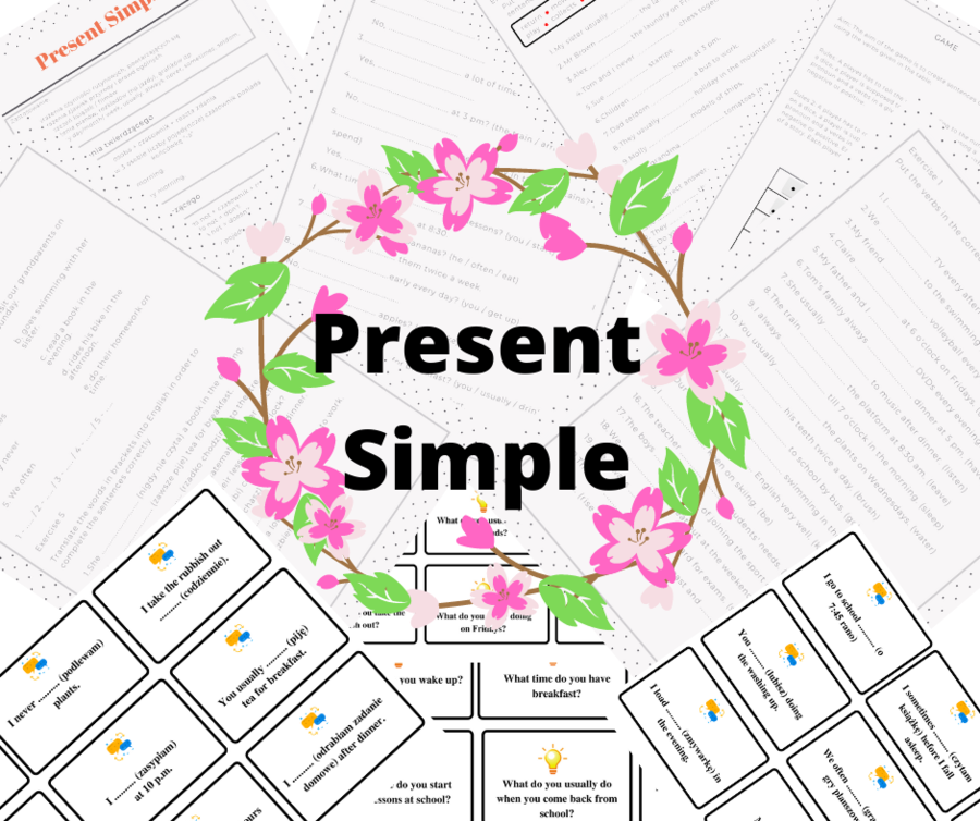 Present Simple - zestaw