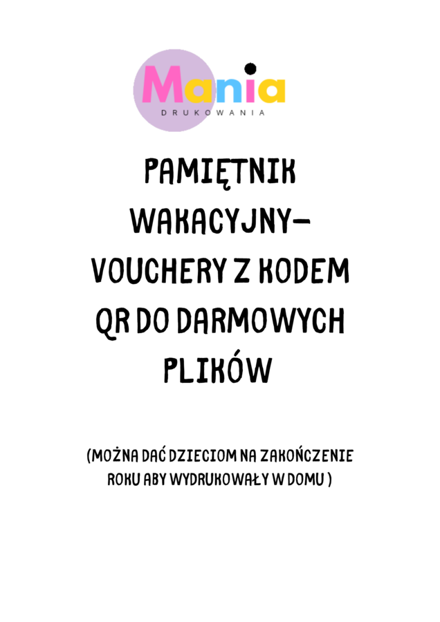Zakończenie roku i wakacje