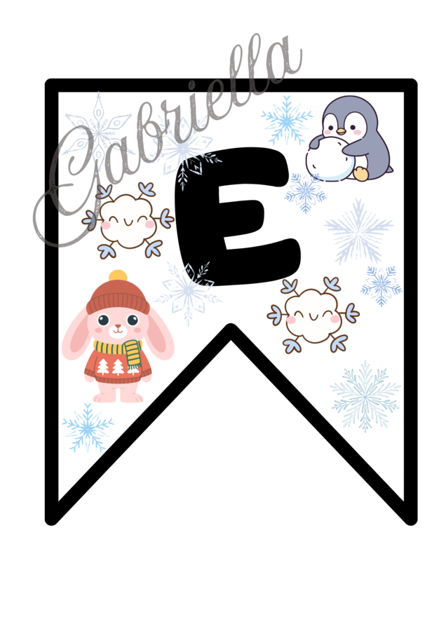 Ferie zimowe girlanda