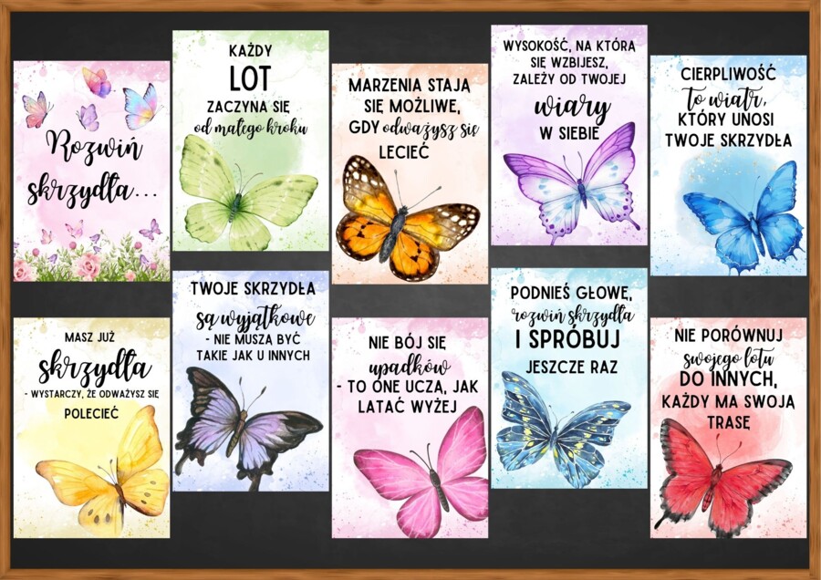 ROZWIŃ SKRZYDŁA - „Masz już skrzydła - wystarczy, że odważysz się polecieć” - gazetka edukacyjna