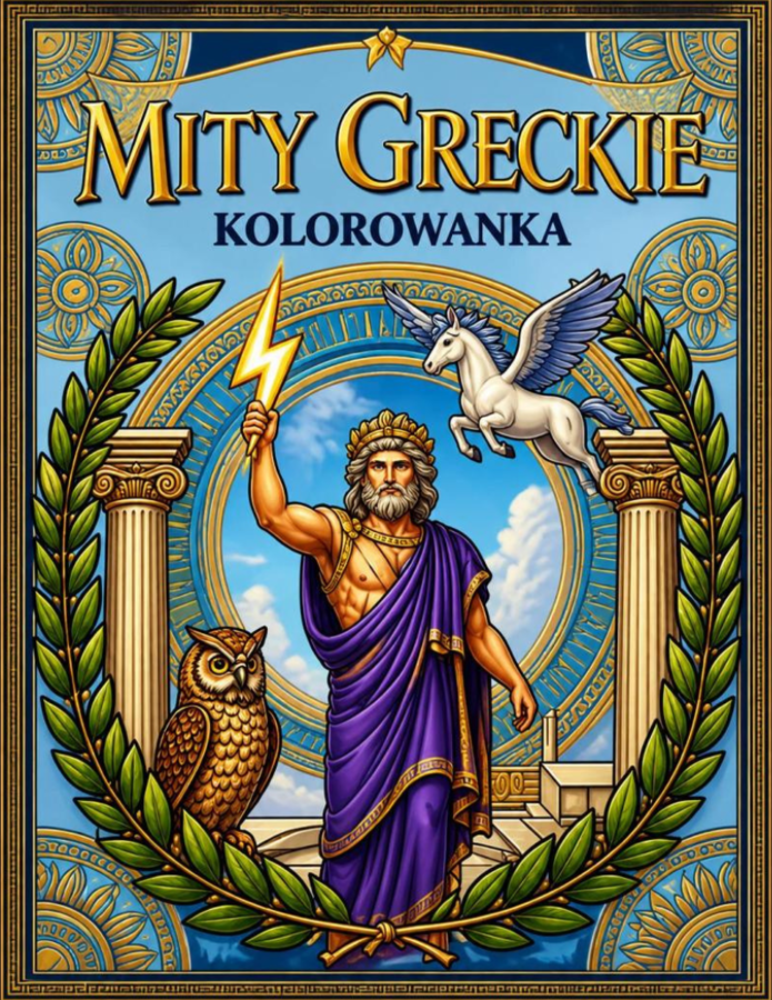 Mity greckie-kolorowanka