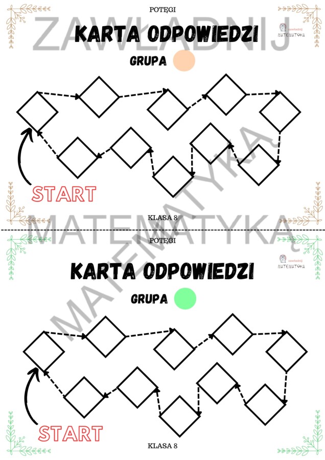 Stacje zadaniowe – potęgi