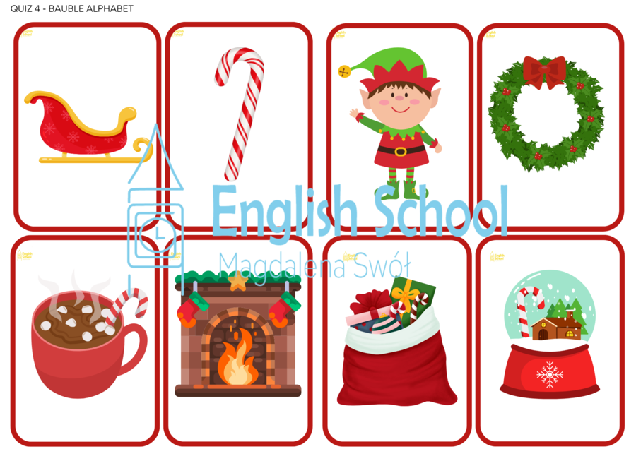 CHRISTMAS – Escape Room/ Stacje dydaktyczne (klasy 1-3)