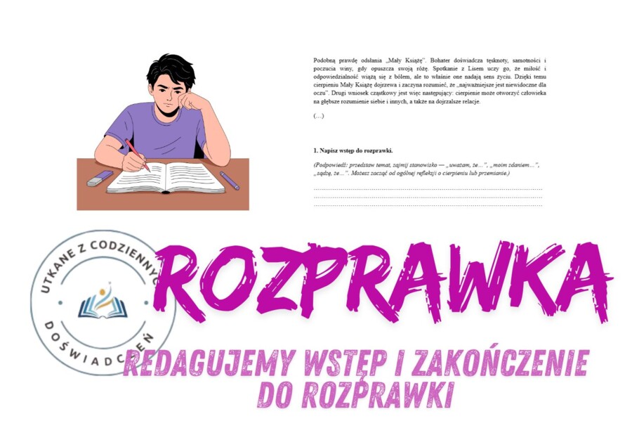 Redagujemy wstęp i zakończenie do rozprawki- przykład 2