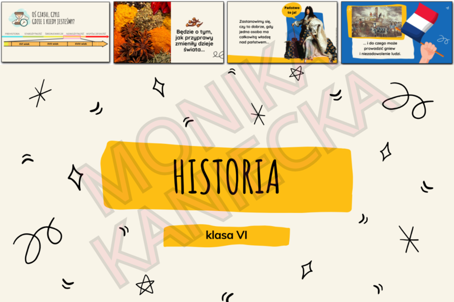Czego będziemy się uczyć w klasie 6 - prezentacja historia