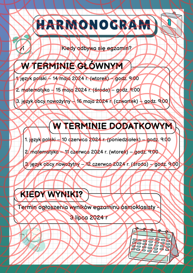 Przygotowanie do Egzaminu Ósmoklasisty - strategie, porady i techniki. Gazetka.
