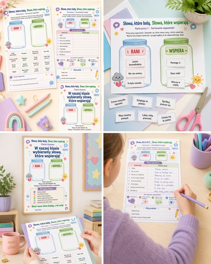 Słowa, które bolą. Słowa, które wspierają