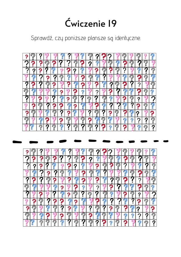 Ćwiczenia na pamięć i koncentrację uwagi dla nastolatków część 4