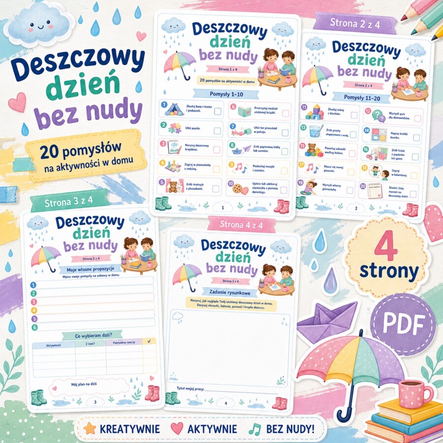 Deszczowy dzień bez nudy