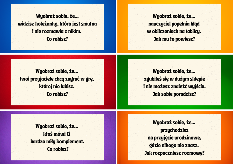 Karty TUS dla nastolatków.