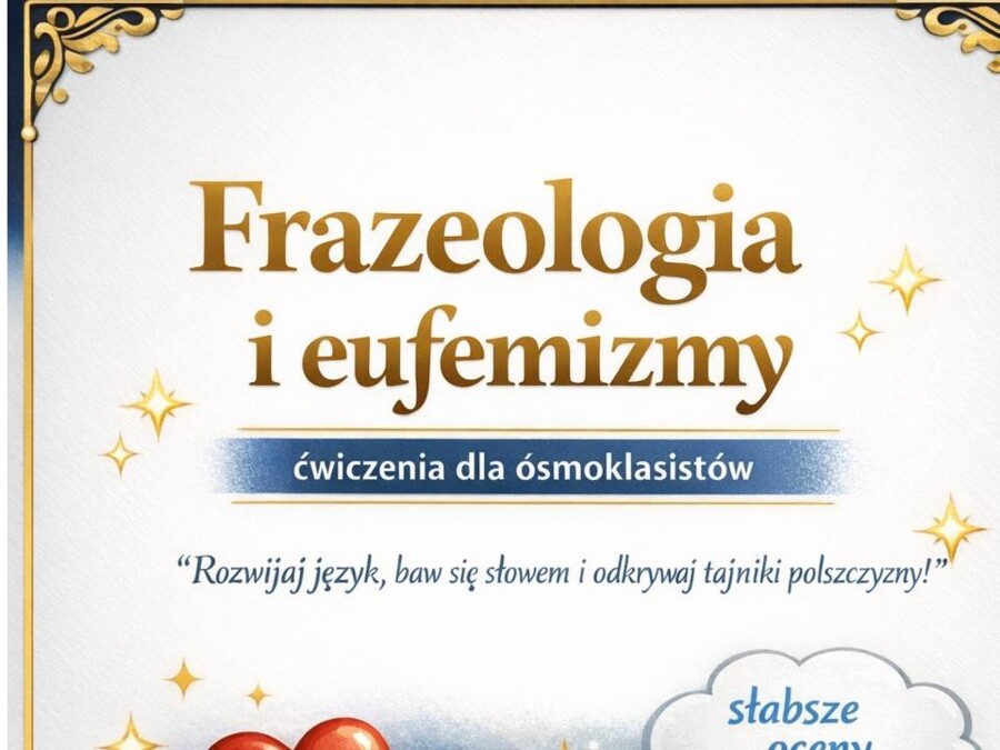 Zadania egzaminacyjne - frazeologia i eufemizmy