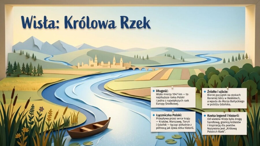 Polska, moja ojczyzna – prezentacja edukacyjna / gazetka szkolna (20 plansz)