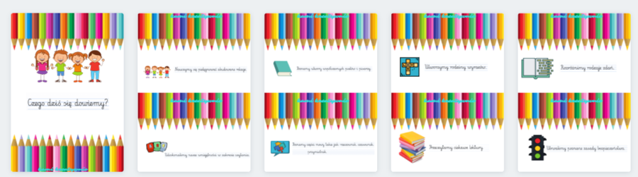Czego dziś się dowiem?- karty do dekoracji i wydruku – klasa 2