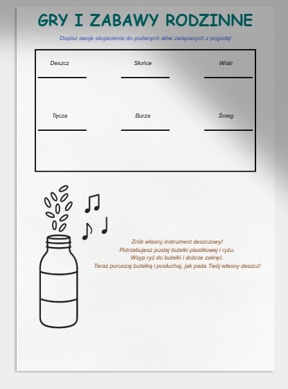 Kolorowanki: parasolki, kalosze, deszcz.