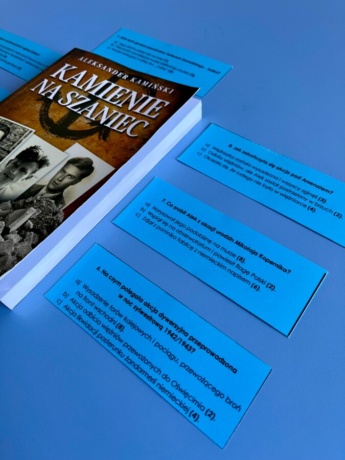 Quiz kołowy - Kamienie na szaniec - zamiast kartkówki