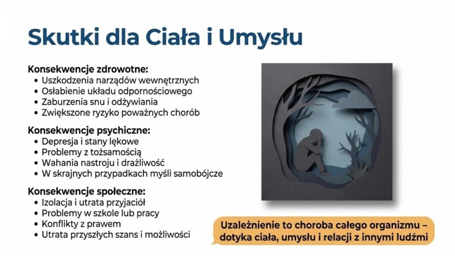 Uzależnienia - mechanizm. Jak powstaje nałóg i jak z niego wyjść (gazetka szkolna / prezentacja)