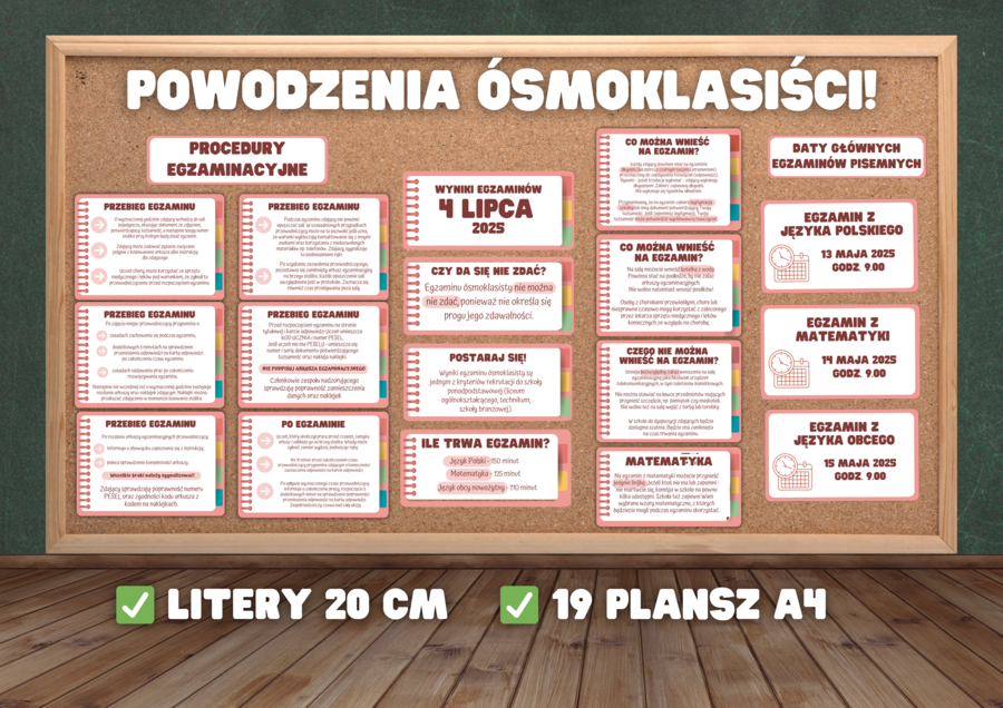 EGZAMIN ÓSMOKLASISTY - CO NALEŻY WIEDZIEĆ? Gazetka szkolna ZAKTUALIZOWANA 2025