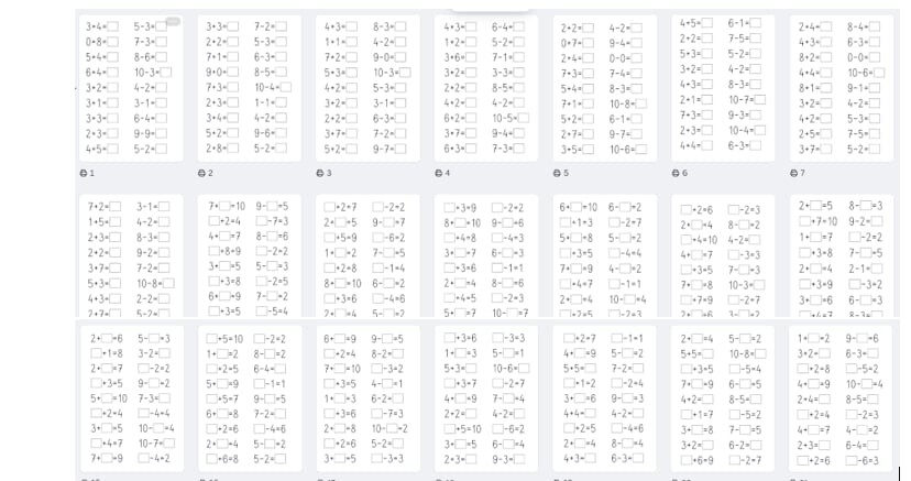 Dodawanie w zakresie 10