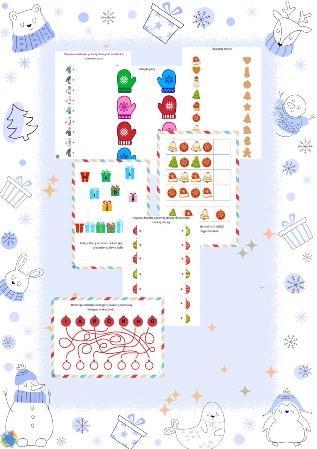 ŚWIĄTECZNY ZESZYT Z AKTYWNOŚCIAMI