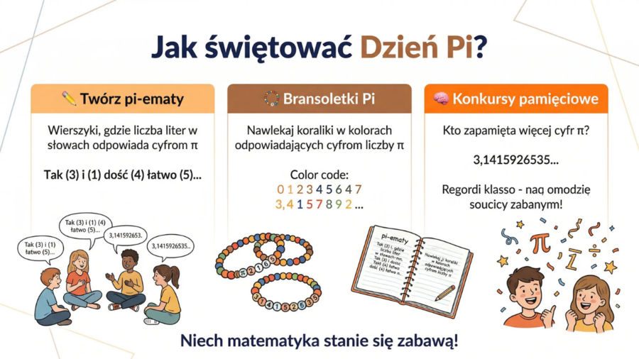Materiały na gazetkę szkolną Dzień Liczby Pi