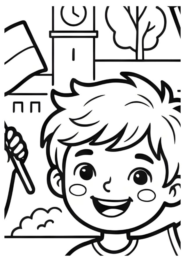 ŚWĘTA MAJOWE - kolorowanka wielkoformatowa