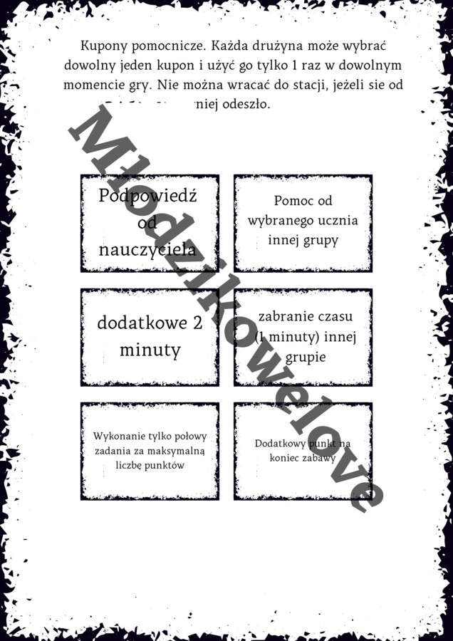 Powtórki nie muszą być nudne- stacje zadaniowe gramatyka