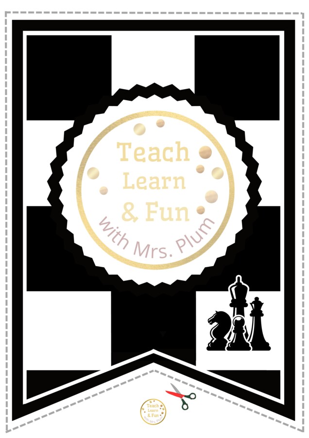 ♟️ Girlanda „Szkolny Turniej Szachowy” – wyjątkowa dekoracja na każde zawody! ♟️🏆