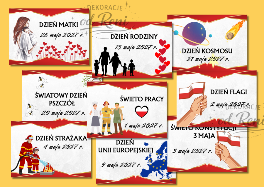 Kalendarz świąt, dni nietypowych i ważnych dat w roku szkolnym 2026/2027