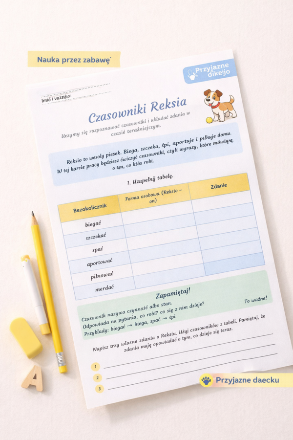 Czasowniki Reksia