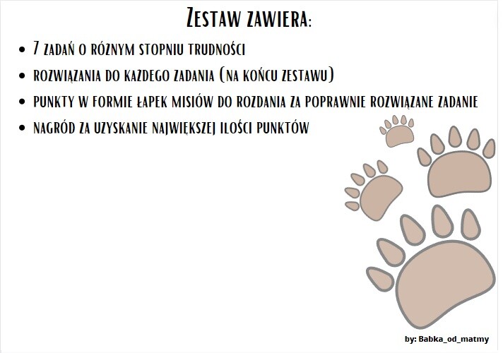 Matmo - Poszukiwacze przygód klasa 4 (działania pamięciowe)