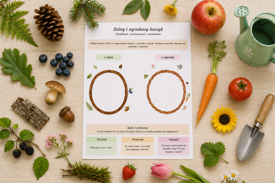 Leśny i ogrodowy koszyk – klasyfikacja