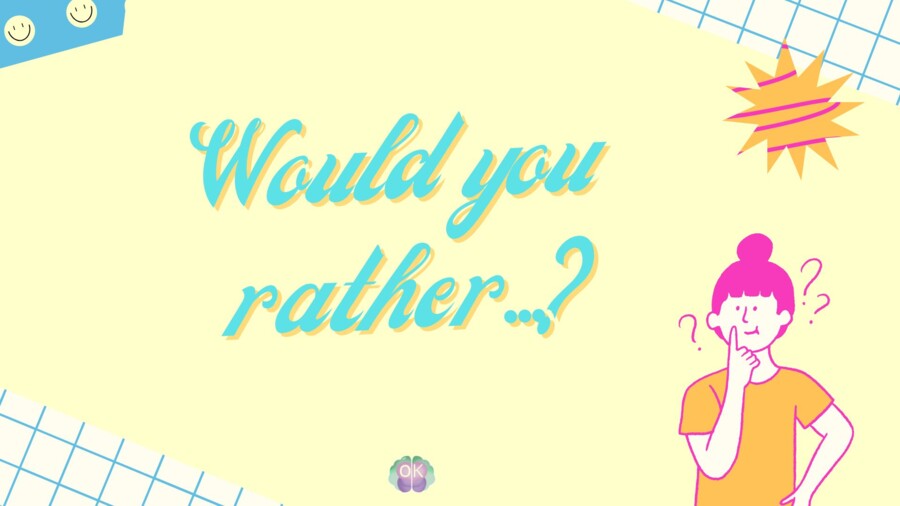 💬 Would You Rather…? – Fun Speaking Game (Kids / A1–A2, 15 stron) angielski dla dzieci, A1, A2, Kids, speaking, gra językowa, would you rather, pytania po angielsku, argumentowanie, mówienie po angielsku, komunikacja, konwersacje, zabawa na lekcji, rozgr