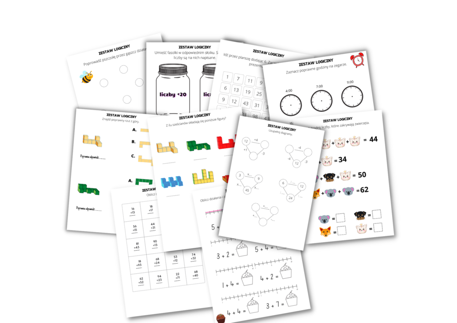 Zestaw zadań - zestaw logiczny - klasy 1-3