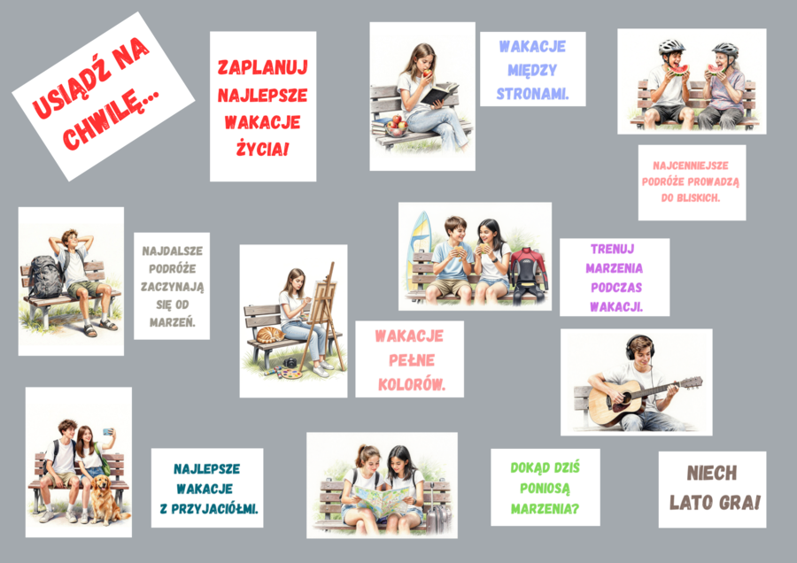 Gazetka szkolna Wakacyjna