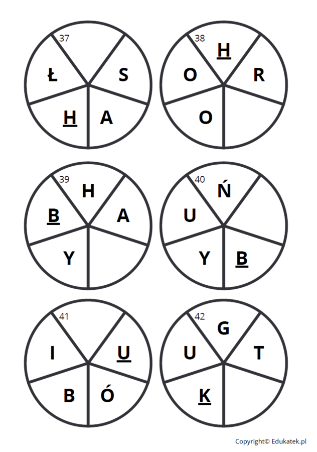 Ortograficzne łamigłówki - czytaj i odkrywaj wyrazy