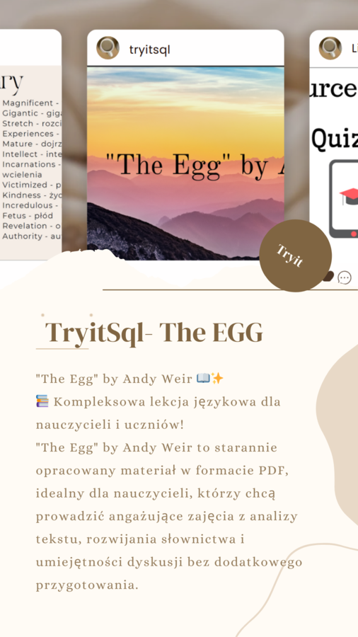 Gotowa Lekcja Angielskiego dla Nauczycieli oraz uczniów! #2 (The EGG)