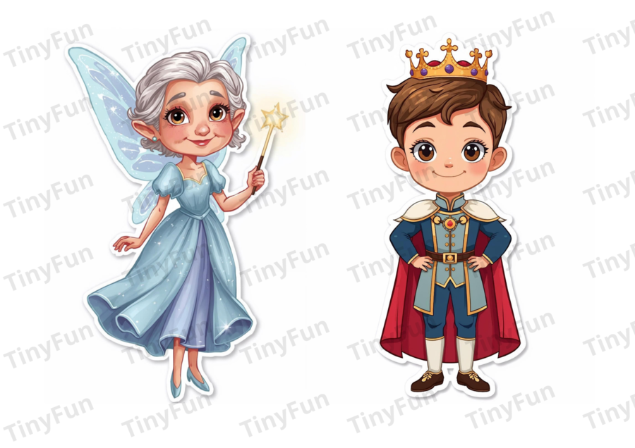 Kopciuszek – bajka, kolorowanki i teatrzyk do druku