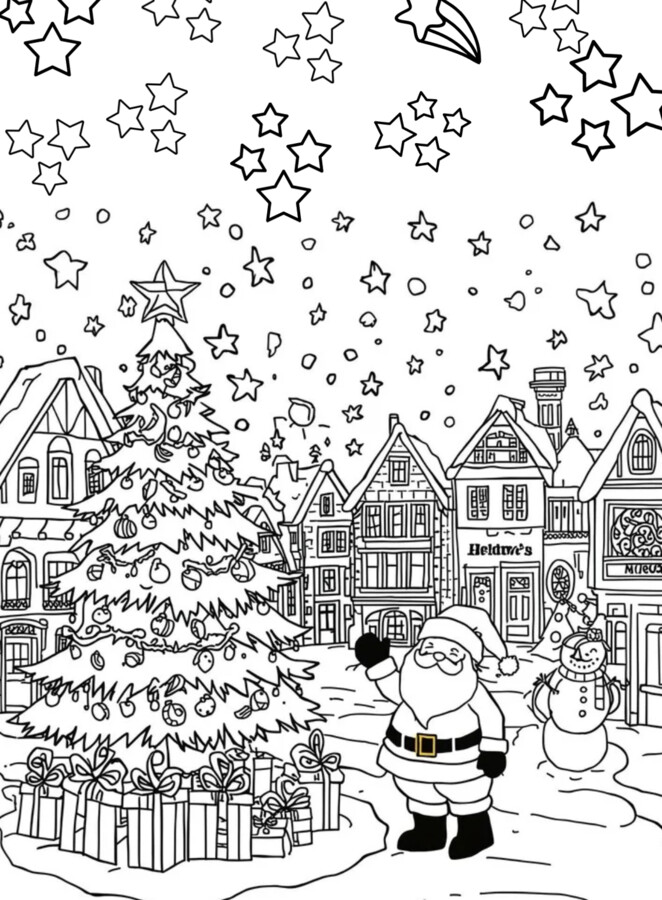 KOLOROWANKI ŚWIĘTA BOŻEGO NARODZENIA MIKOŁAJKI