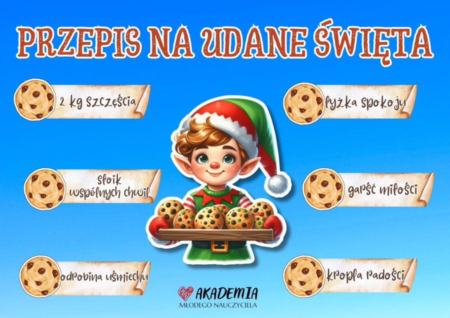 "PRZEPIS NA UDANE ŚWIĘTA" GAZETKA