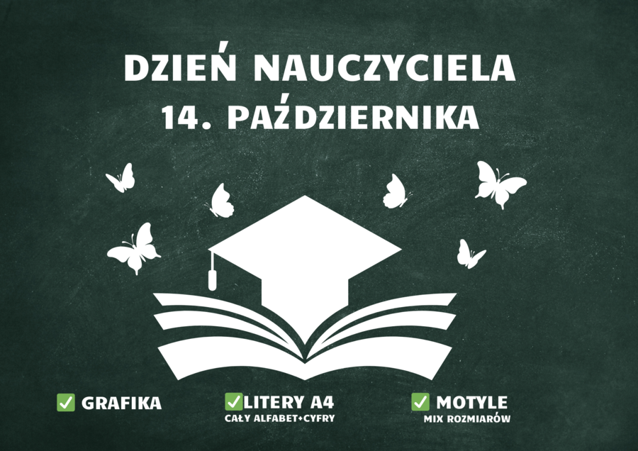 DZIEŃ EDUKACJI NARODOWEJ - 14.10 - DEKORACJA XXL