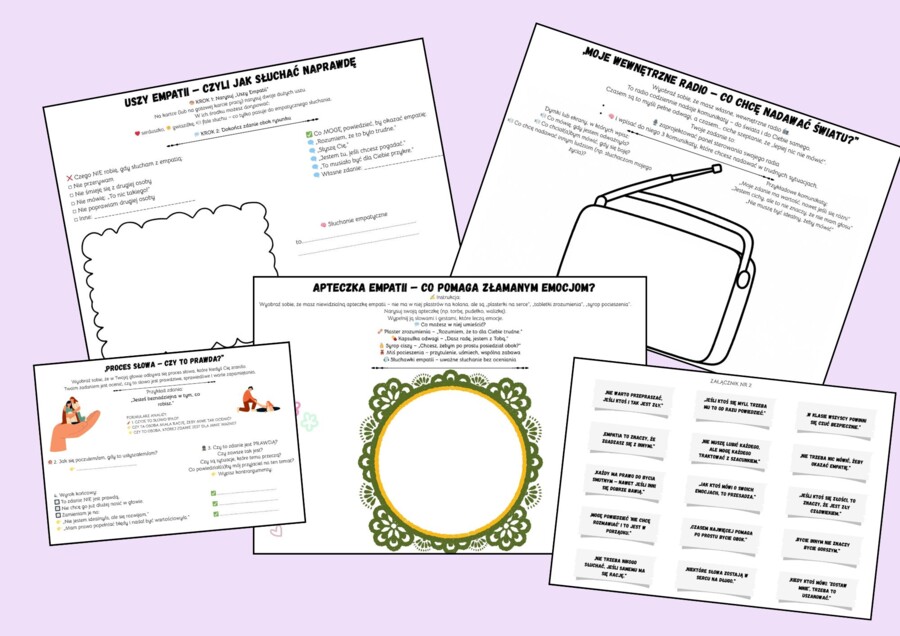 Bajki terapeutyczne z zadaniami 4-8