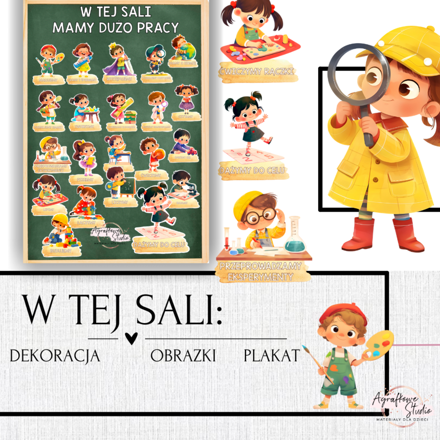 Dekoracja "W tej sali...."