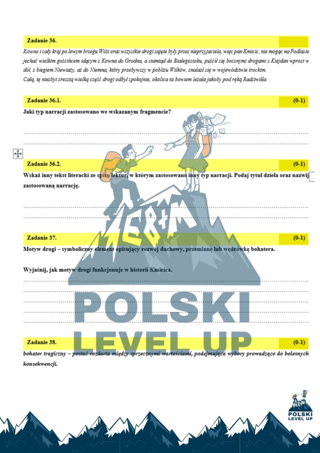 Pakiet 3 testów z pozytywizmu: Lalka, Potop, Zbrodnia i kara_Polski Level Up