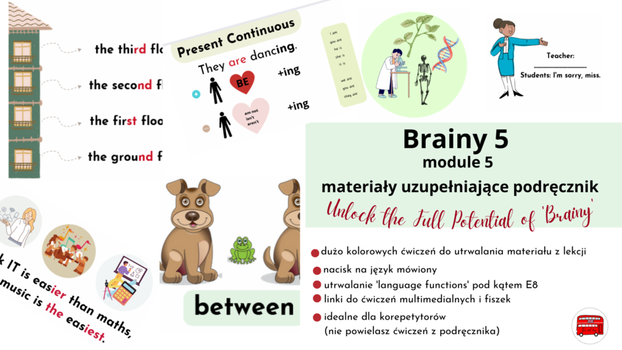 Brainy 5,unit 5, dodatkowe materiały dla nauczyciela/korepetytora