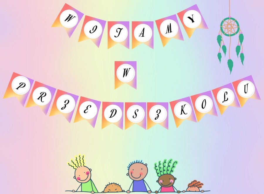 Girlanda "Witamy w przedszkolu", nr 2