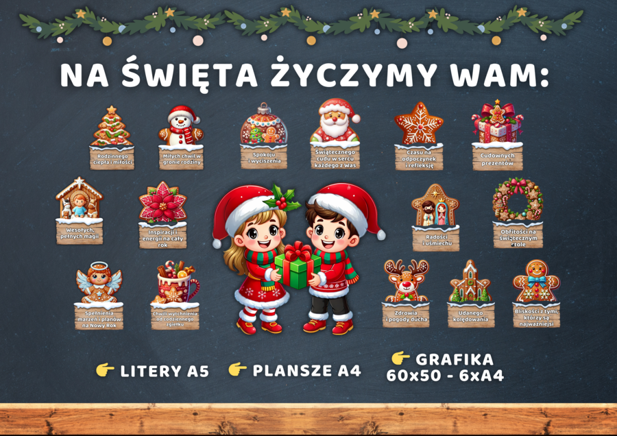 NA ŚWIĘTA ŻYCZYMY WAM - Gazetka szkolna
