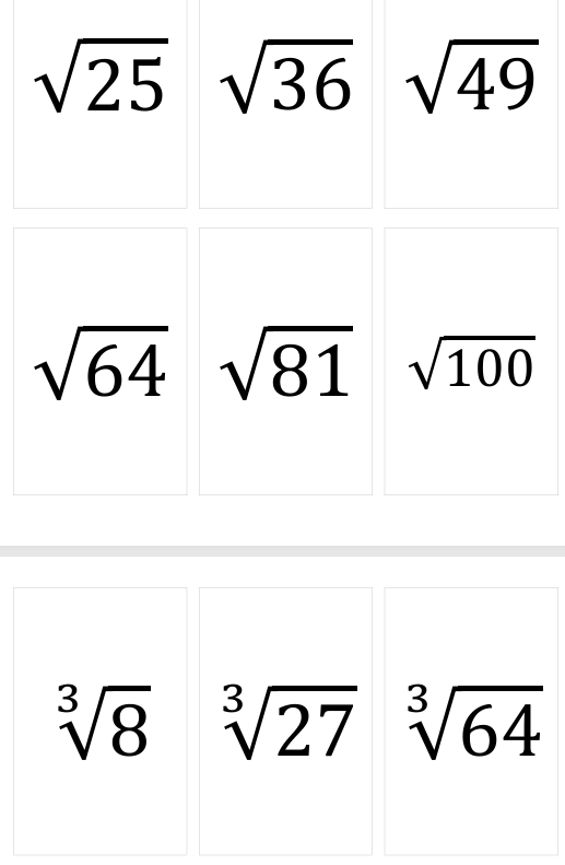 45 fiszek powtórzeniowych do E8 - pierwiastki